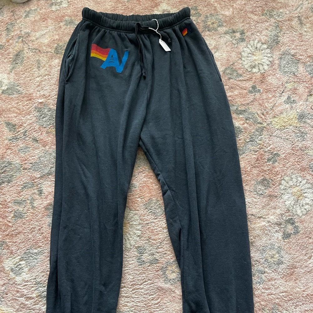 Brand new with tags Aviator Nation sweatpants in charcoal. Unisex sizing